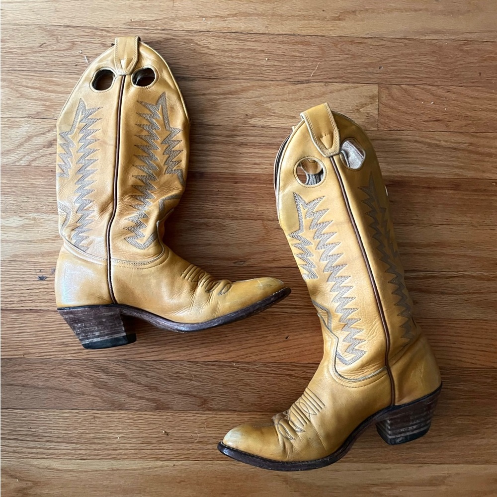 Golden Brown Cowboy Boots